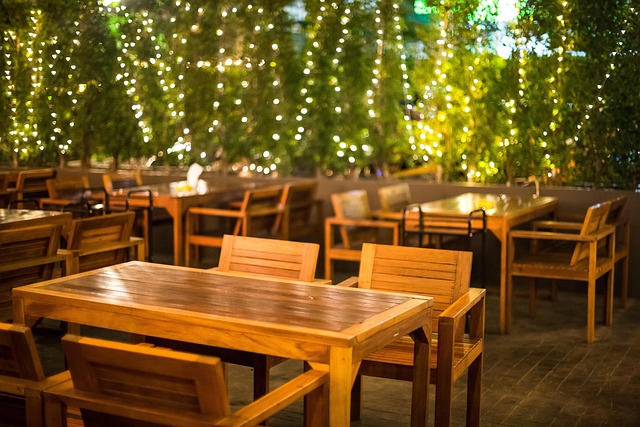 vnitřek restaurace